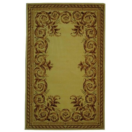 SAFAVIEH 5 Ft. x 8 Ft. Medium Rectangle- Traditional Naples Hand Tufted Rug NA707A-5